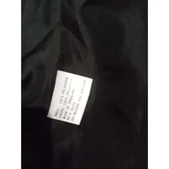 Women's Gallery Double Breasted Inner Pocket Removable Hooded Trench Coat Size 4 - Picture 12 of 13